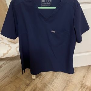 Figs Catarina one pocket scrub top Xl in navy.